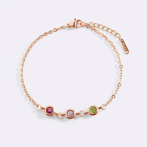 Personalized Birthstone Bracelet