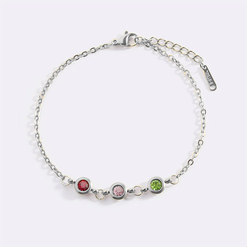 Personalized Birthstone Bracelet