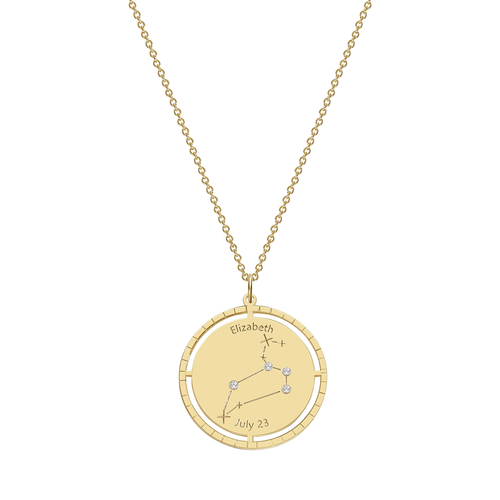 Personalized Constellation Pendant Necklace