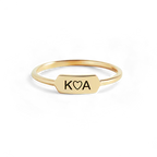 Personalized Mini Bar Ring