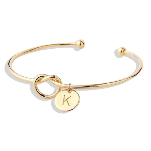 Personalized Tie the Knot Bracelet • Bridesmaid Gift Bracelet