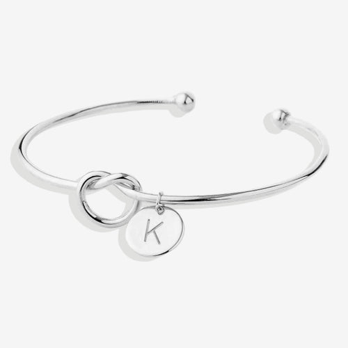 Personalized Tie the Knot Bracelet • Bridesmaid Gift Bracelet