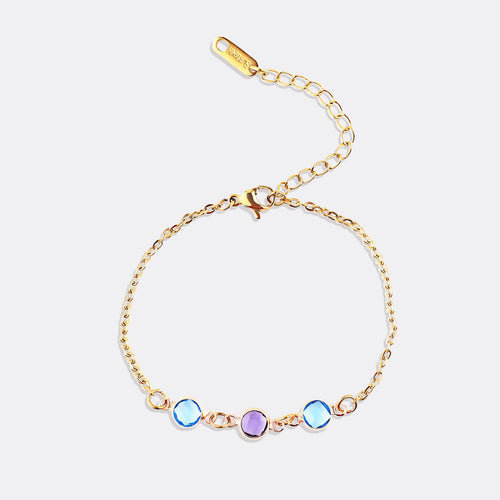 Personalized Birthstone Bracelet