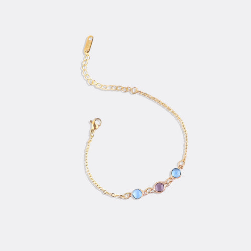 Personalized Birthstone Bracelet