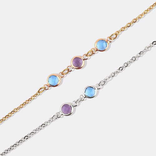 Personalized Birthstone Bracelet