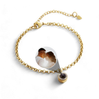 Petite Halo Photo Bracelet