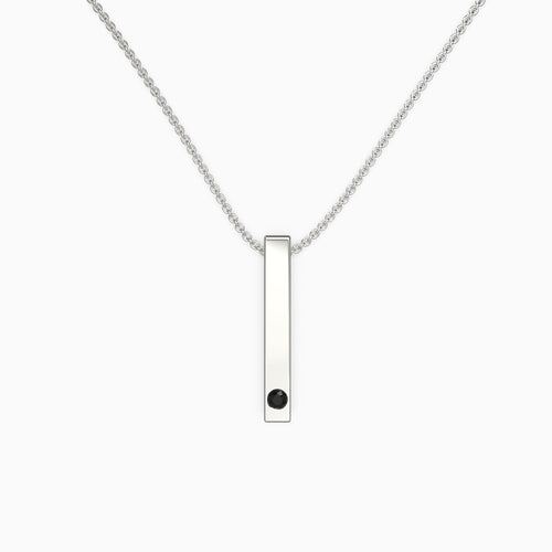 Pillar Bar Photo Necklace