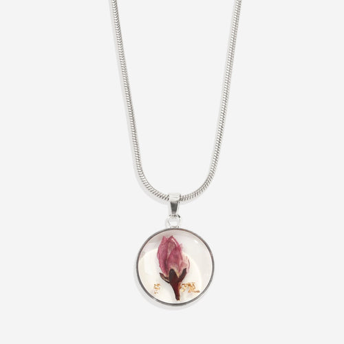 Pressed Birth Flower Necklace