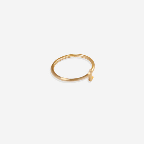 Dainty Stacking Letter Ring