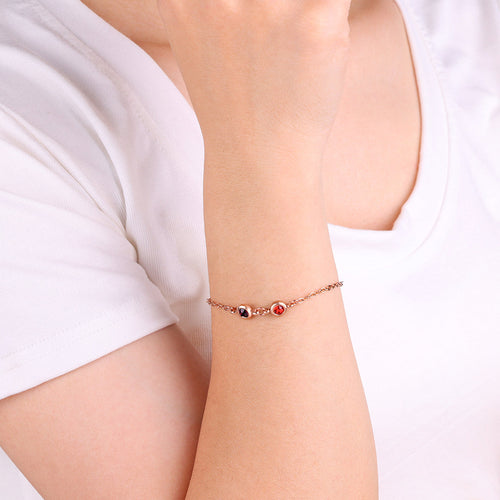 Personalized Birthstone Bracelet