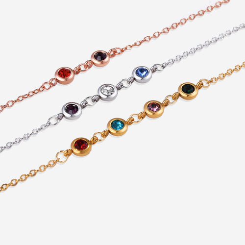 Personalized Birthstone Bracelet