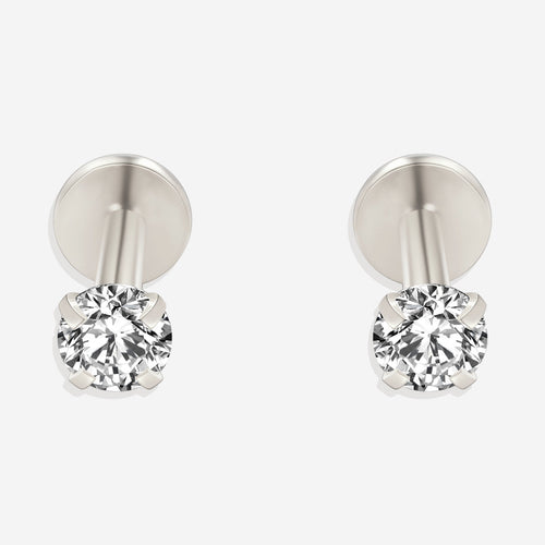 Crystal Sleeper Flatback Studs | 18g