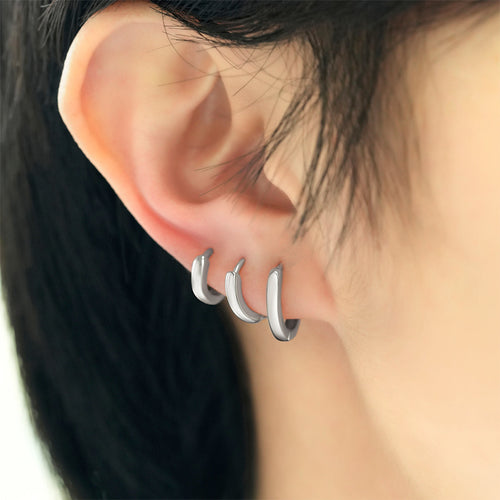 Dainty Huggie Hoop Earrings