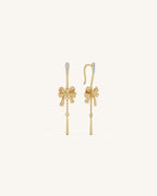 Ribbon Chain Earrings