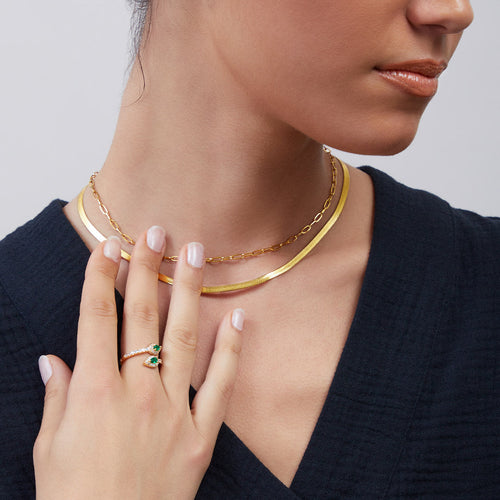 Herringbone Chain Necklace