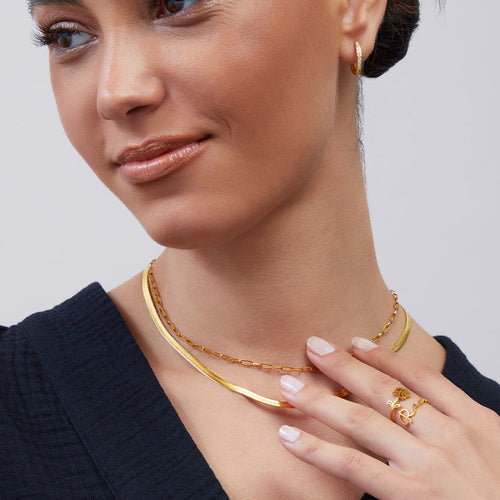 Herringbone Chain Necklace