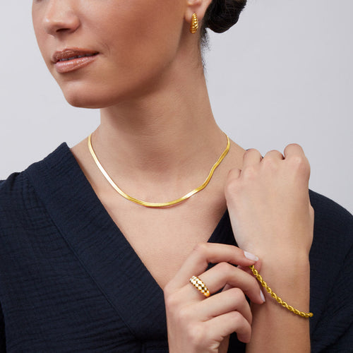 Herringbone Chain Necklace