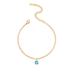 Round-Cut Birthstone Bracelet