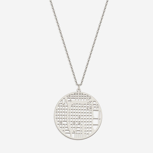 Custom Map Pendant Necklace