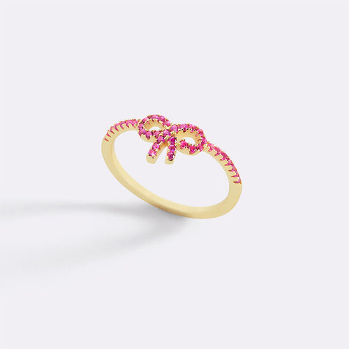 Pave Bow Ring