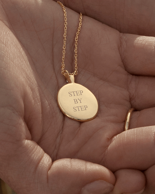 Yellow Gold Vermeil Serene Lotus Necklace
