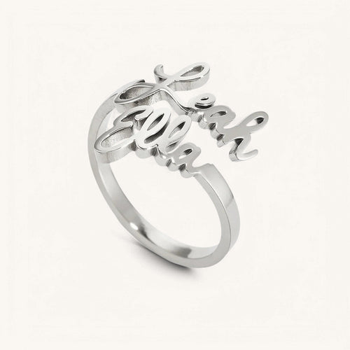 Double Name Ring