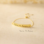 Slider Handwriting Bracelet
