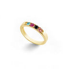 Stackable Birthstones Band Ring