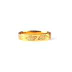 Stamped Honey Bee Band