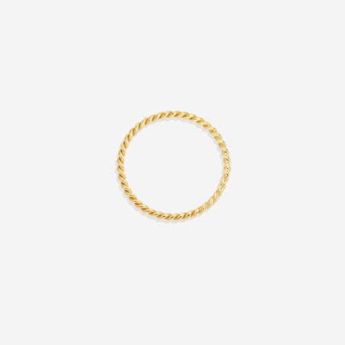 Dainty Braided Stacking Ring