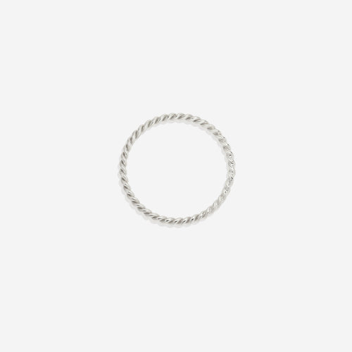 Dainty Braided Stacking Ring