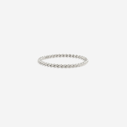 Dainty Braided Stacking Ring