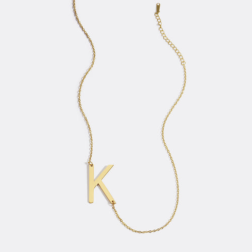 Statement Initial Necklace