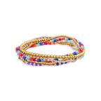 Summer Beaded Bracelet Stacking Set