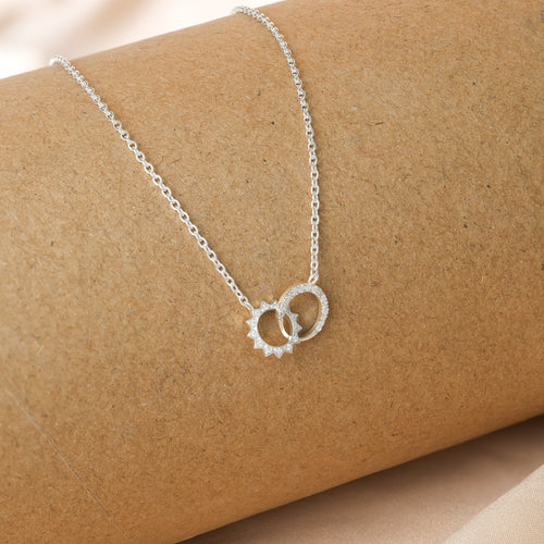 Sun & Moon Eternity Necklace