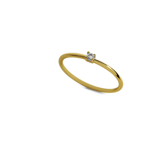 Super Dainty Birthstone Stacking Ring