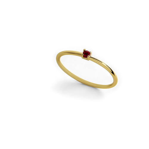 Super Dainty Birthstone Stacking Ring