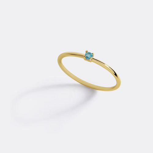 Super Dainty Birthstone Stacking Ring
