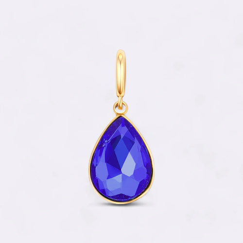 Teardrop Birthstone Charm