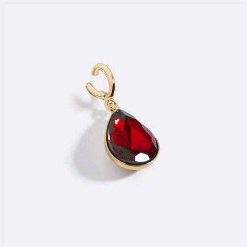 Teardrop Birthstone Charm
