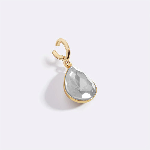 Teardrop Birthstone Charm