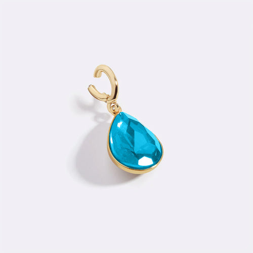 Teardrop Birthstone Charm