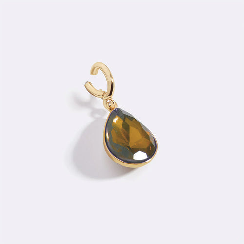 Teardrop Birthstone Charm