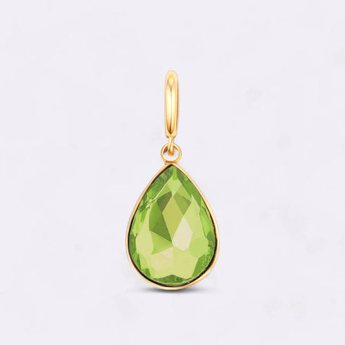Teardrop Birthstone Charm