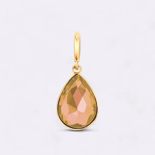 Teardrop Birthstone Charm