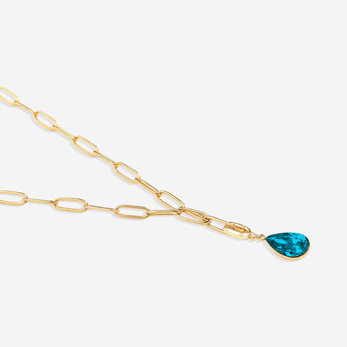 Teardrop Birthstone Charm