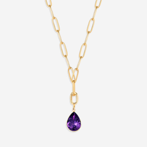 Teardrop Birthstone Charm