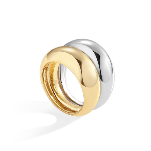 The Merge Mixed Metal Ring