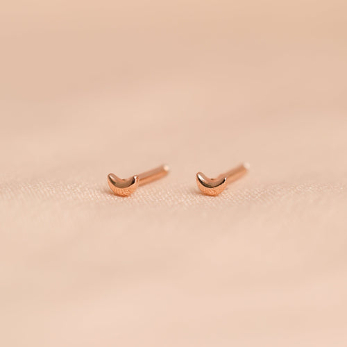 Tiny Moon & Star Studs