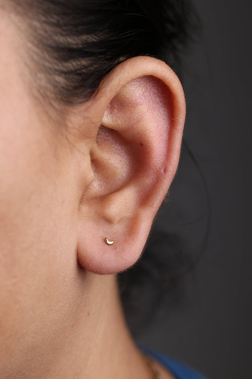 Tiny Moon & Star Studs